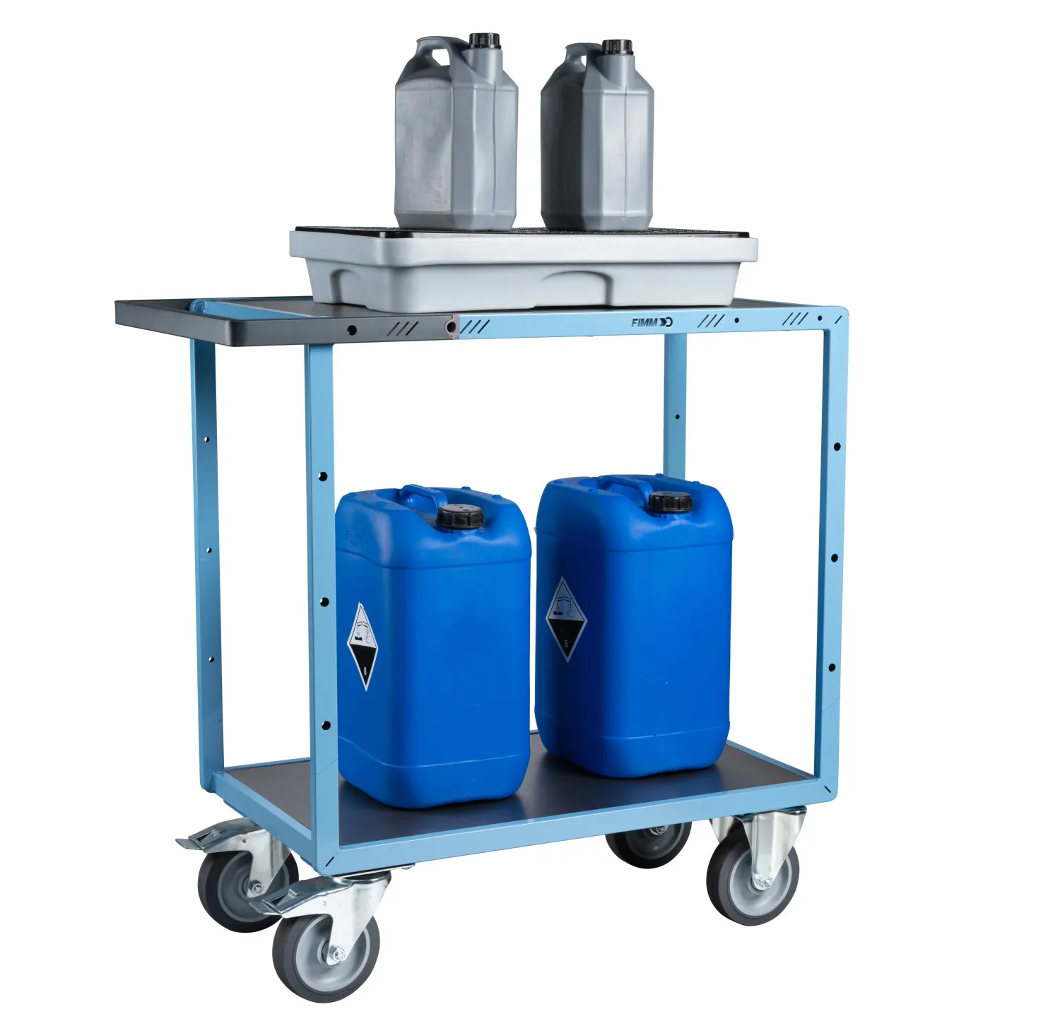 Fimm servante mécano-soudée 2 plateaux galva 400 kg
