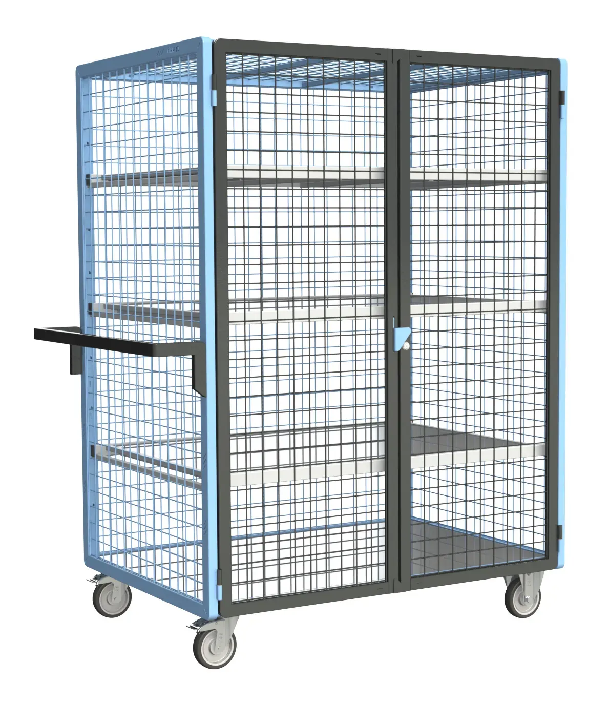 Fimm servante grillagée 4 côtés 3 étagères 500 kg