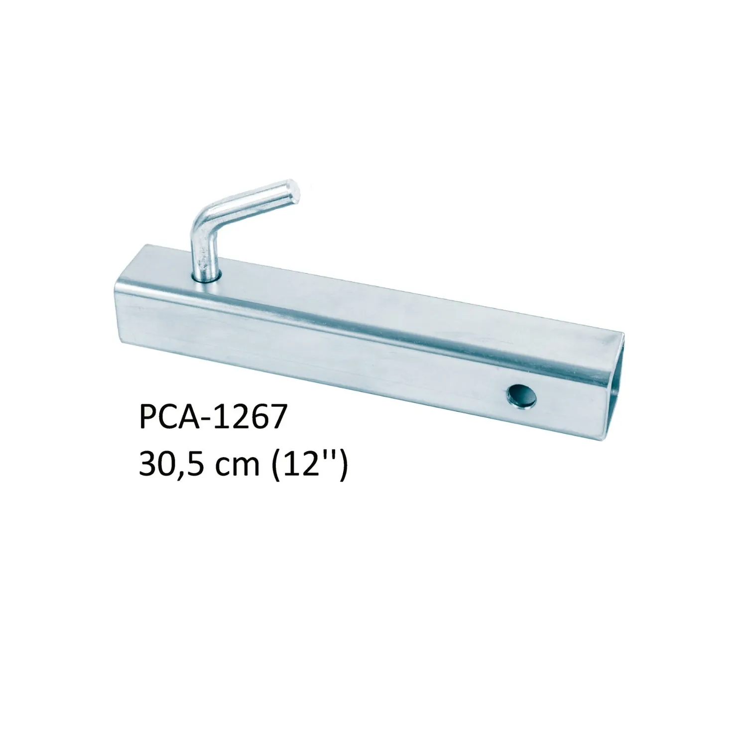 Portable Winch tube carré attelage treuil 30,5 cm acier