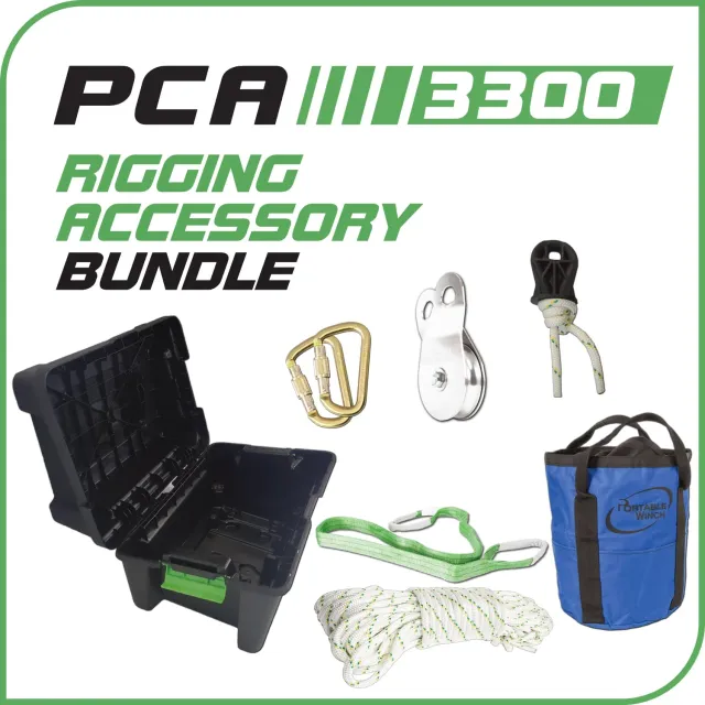 Portable Winch PCA-3300 kit tirage ultra-robuste 50 m
