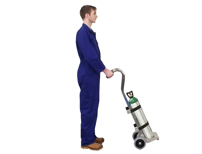 LIFTOP CTS04 chariot bouteilles inox 304 gaz médical