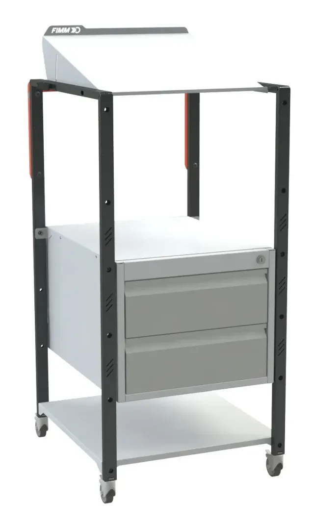 Fimm pupitre plan inclinable 2 tiroirs 150 kg