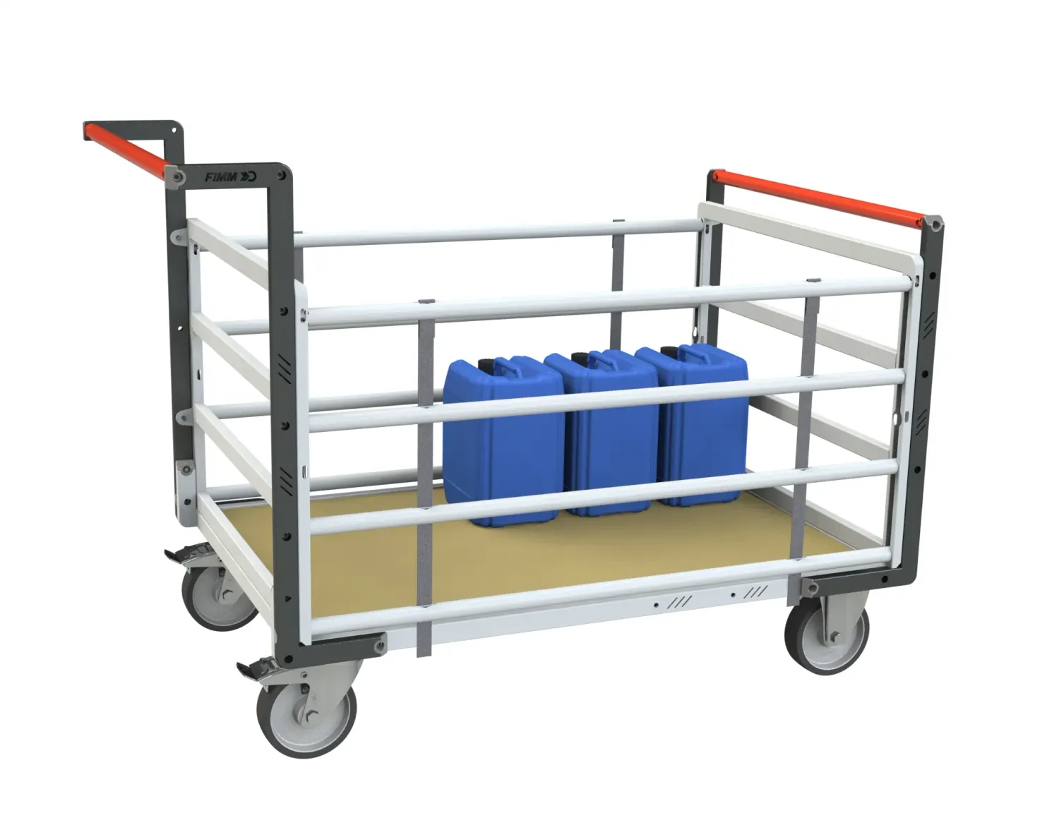 Fimm Chariot tube 2 dossiers 2 ridelles 500 kg cage