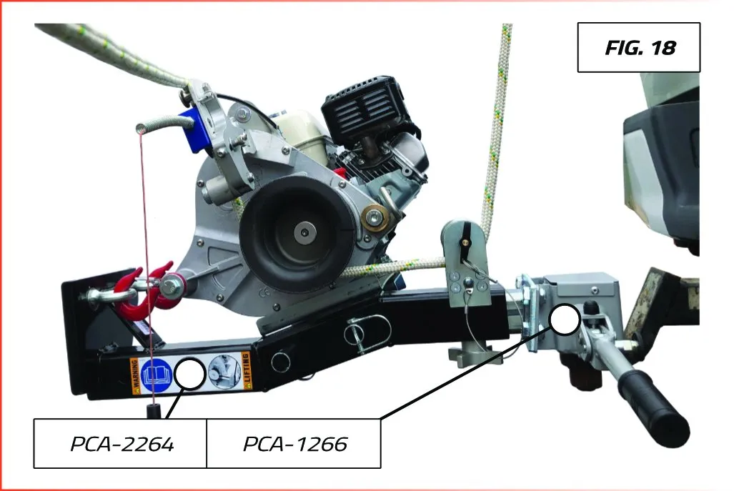 Portable Winch Heck-Pack ancrage boule 50 mm acier