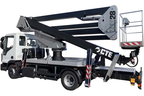 CTE ZED28 plateforme sur porteur 28,5 m 300 kg
