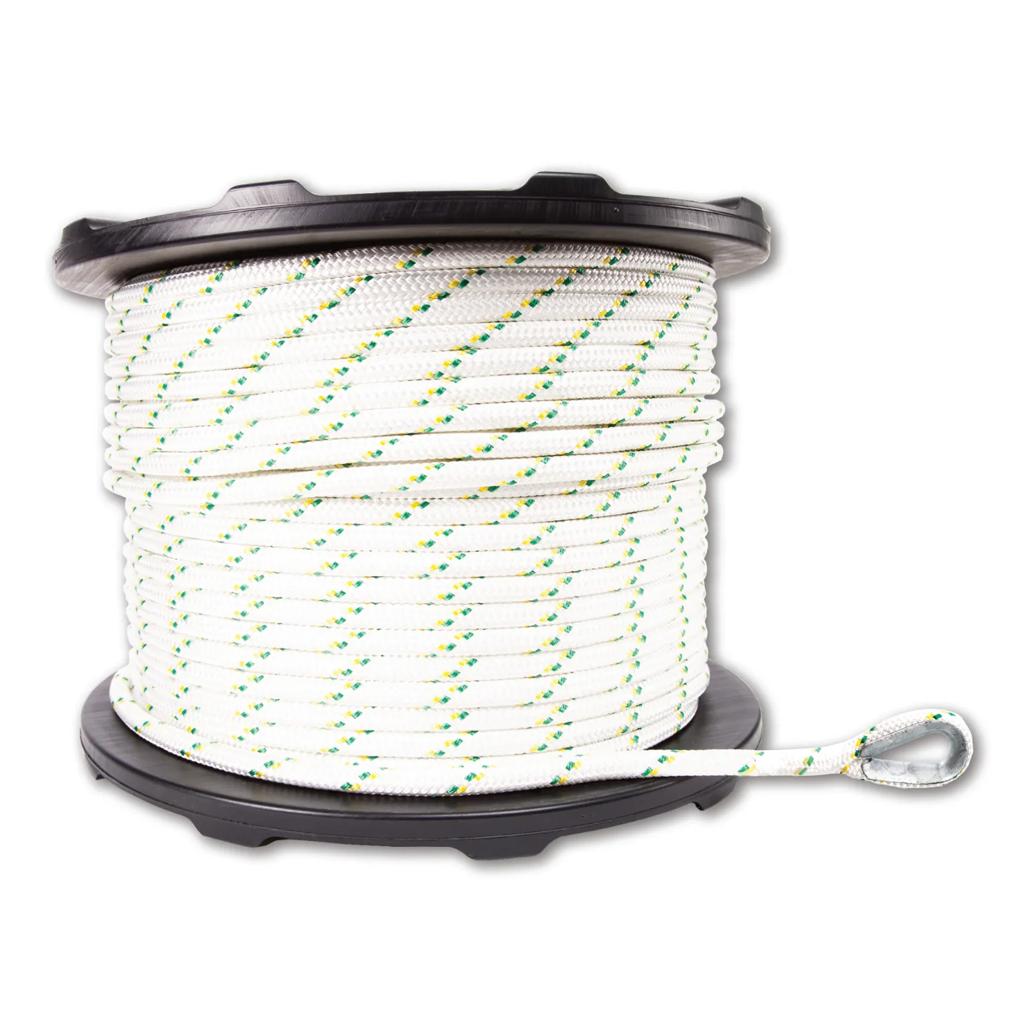 Portable Winch corde polyester 12 mm x 100 m treuil 3300 kg
