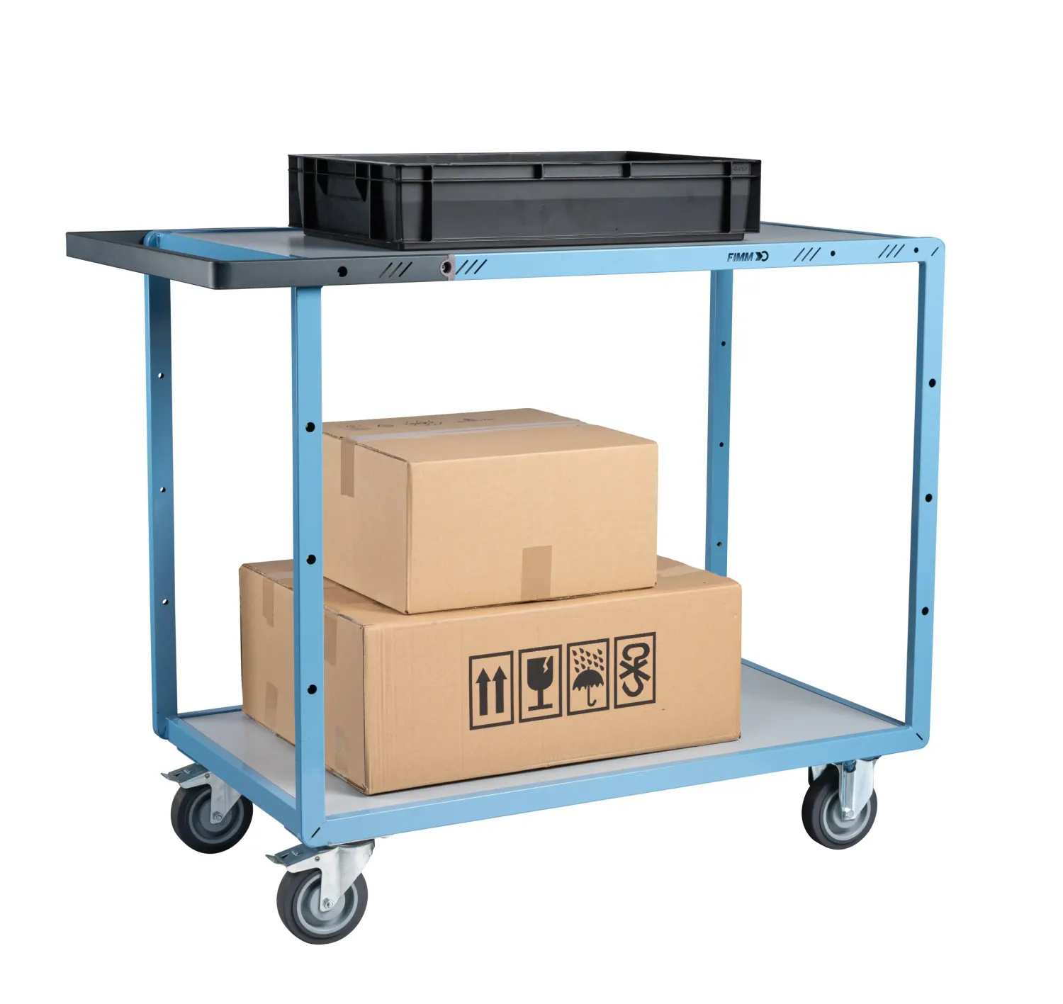 Fimm servante 2 plateaux mélaminé 250 kg desserte 90 kg