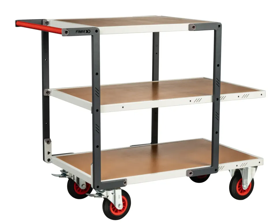Fimm Flatpack servante 3 plateaux médium 400 kg