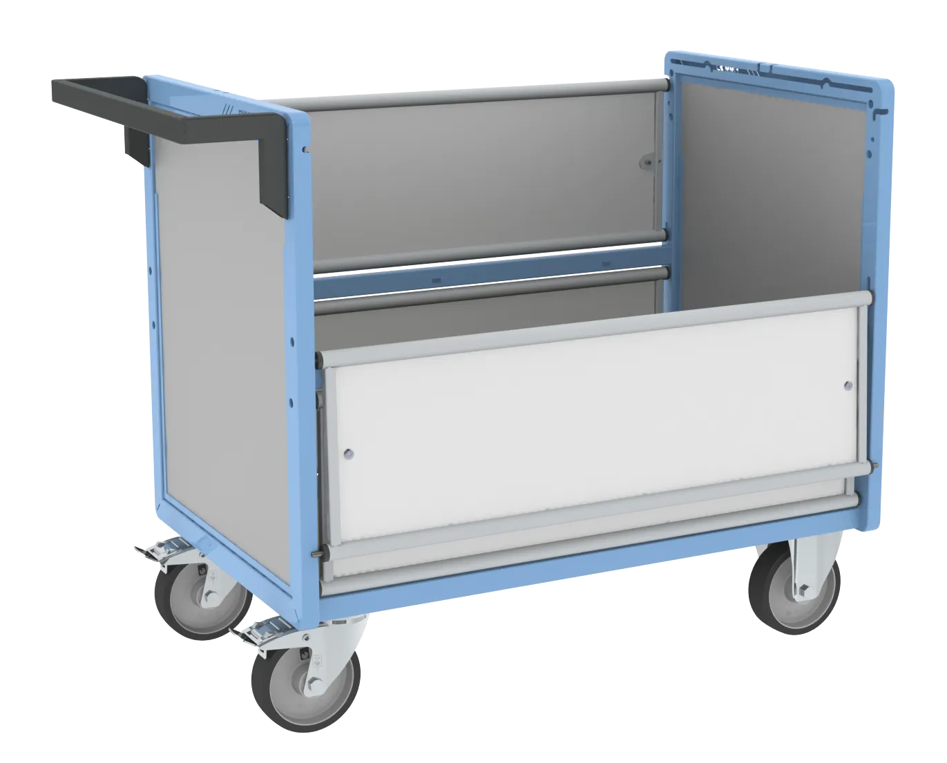Fimm Chariot conteneur PP alvéolaire sans toit 500 kg