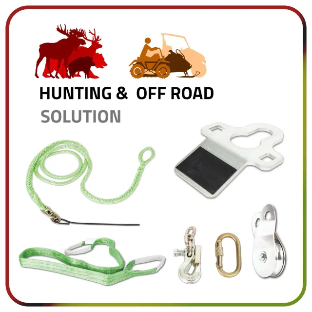 Portable Winch kit accessoires chasse treuil hors route