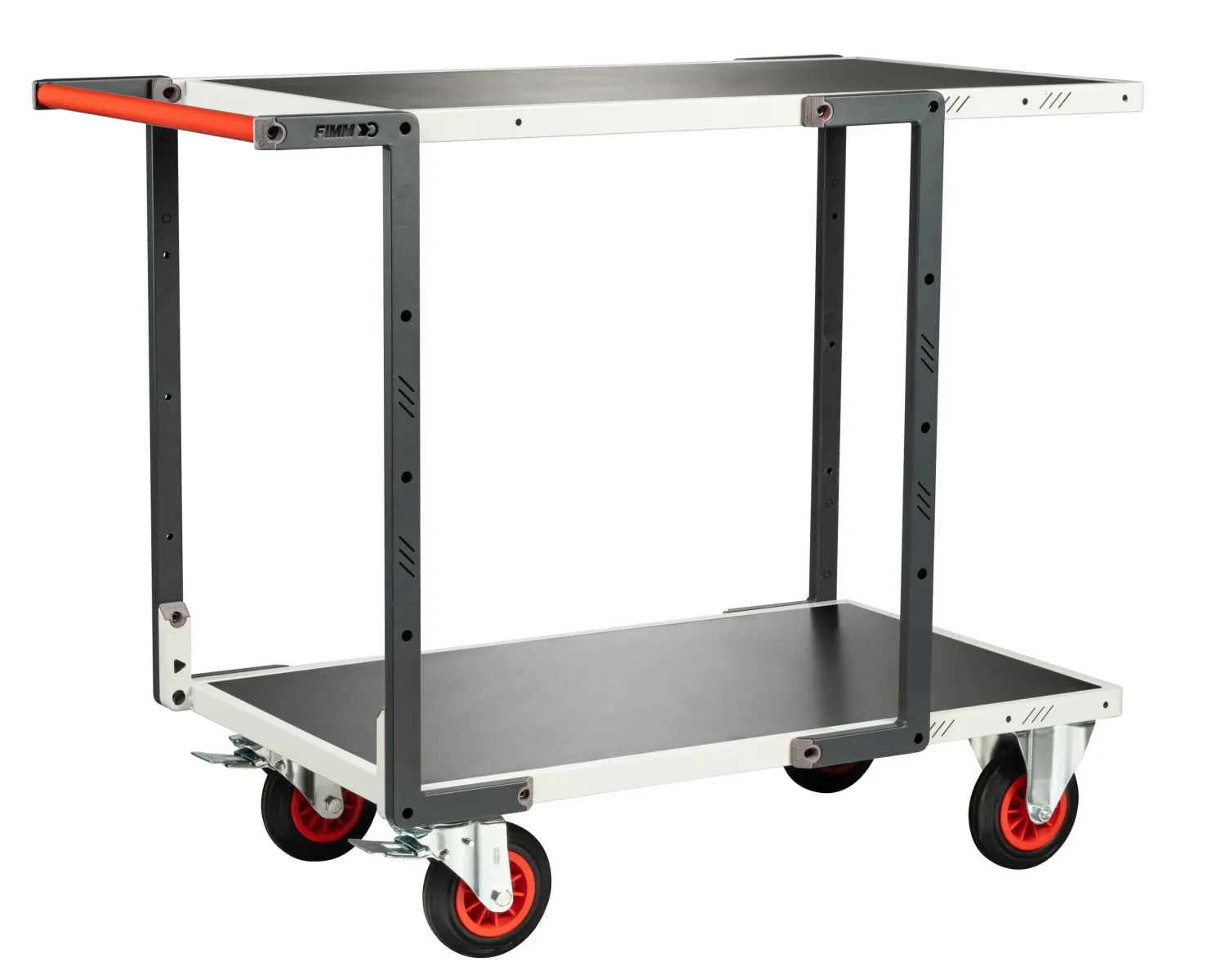 Fimm servante Flatpack 2 plateaux tôle 400 kg galvanisée