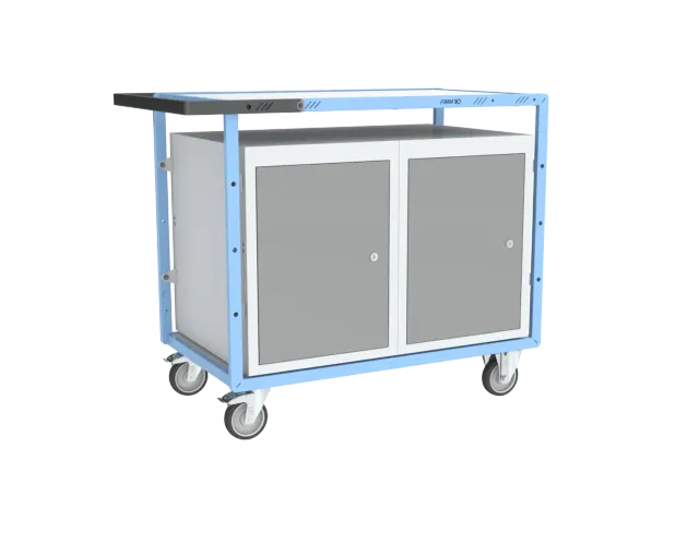 Fimm Servante établi 2 blocs porte 250 kg verrouillable