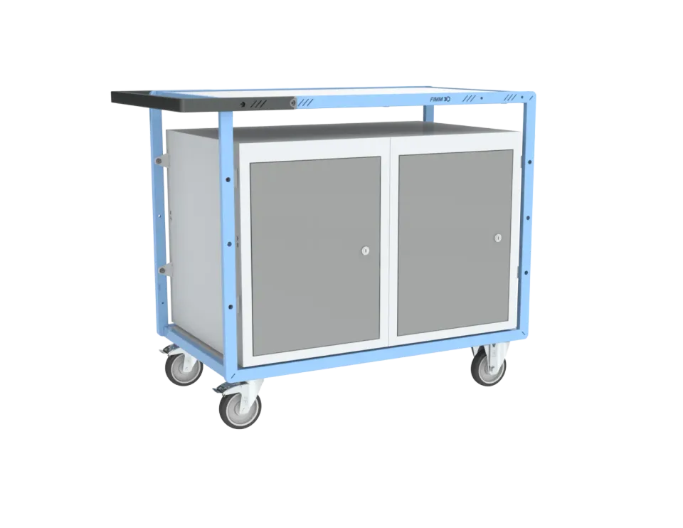 Fimm Servante établi 2 blocs porte 250 kg verrouillable