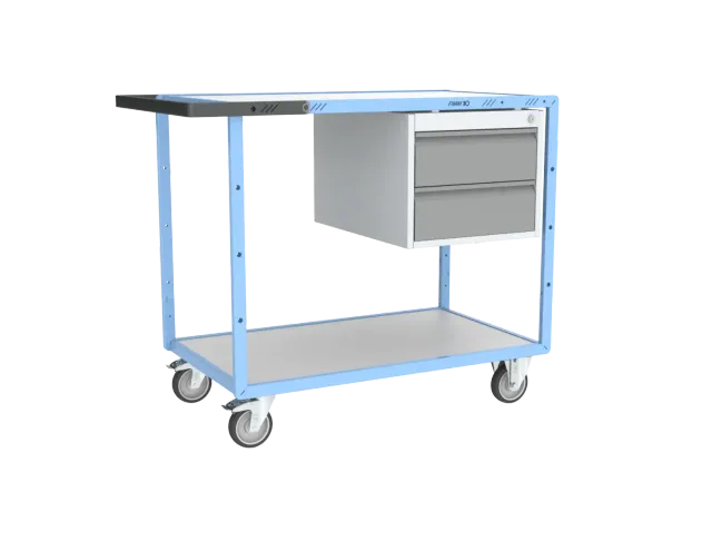 Fimm Servante établi 1 bloc 2 tiroirs 250 kg