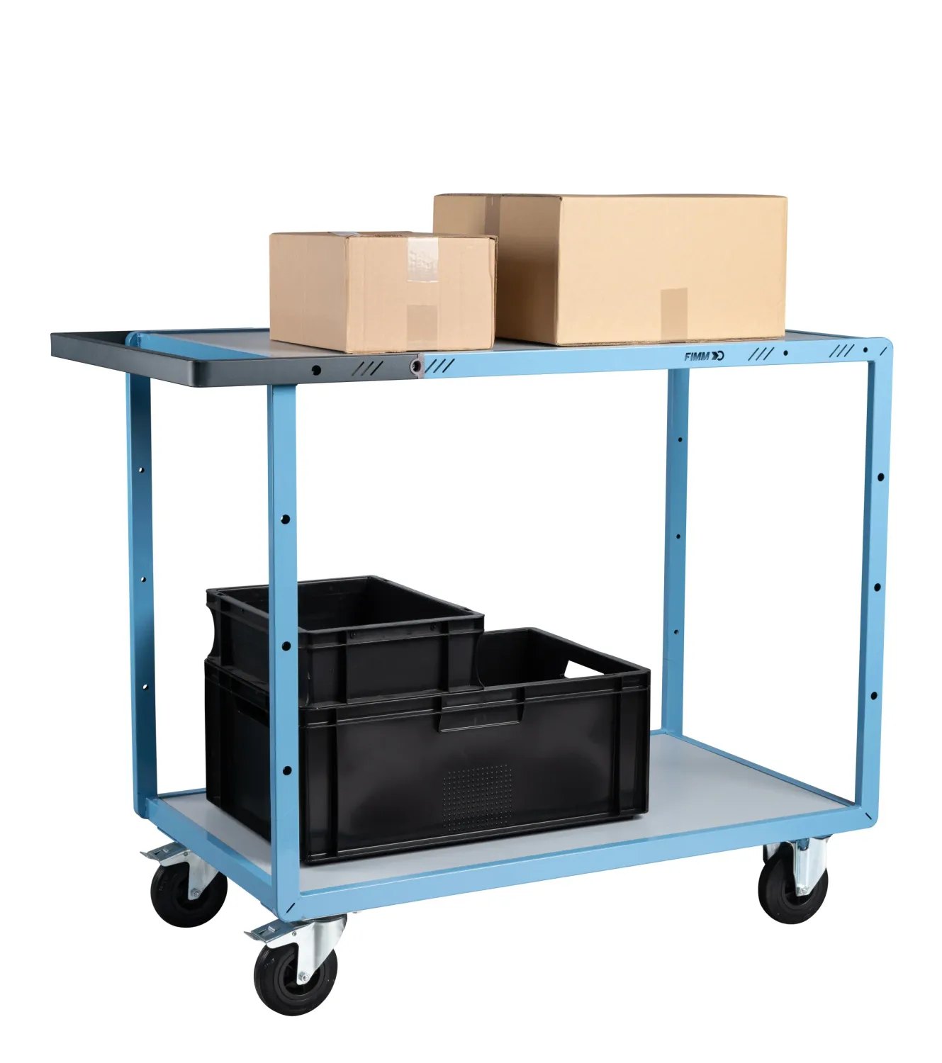 Fimm servante 2 plateaux mélaminé 250 kg desserte 90 kg