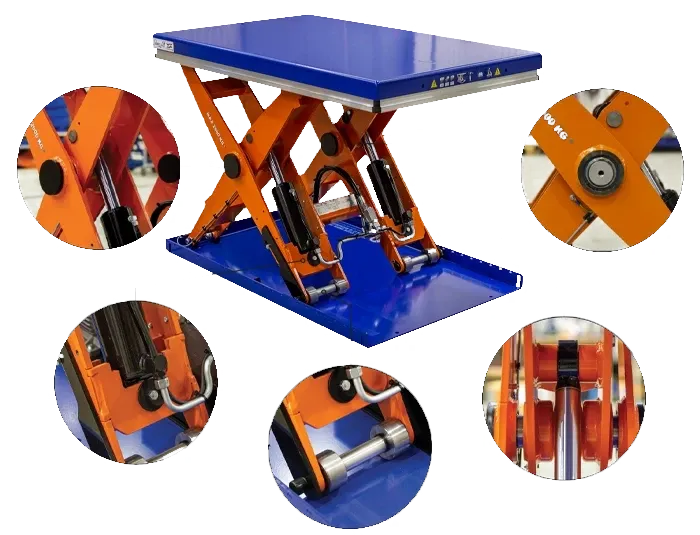 LIFTOP HDL 2000 table élévatrice 2 tonnes 800 mm