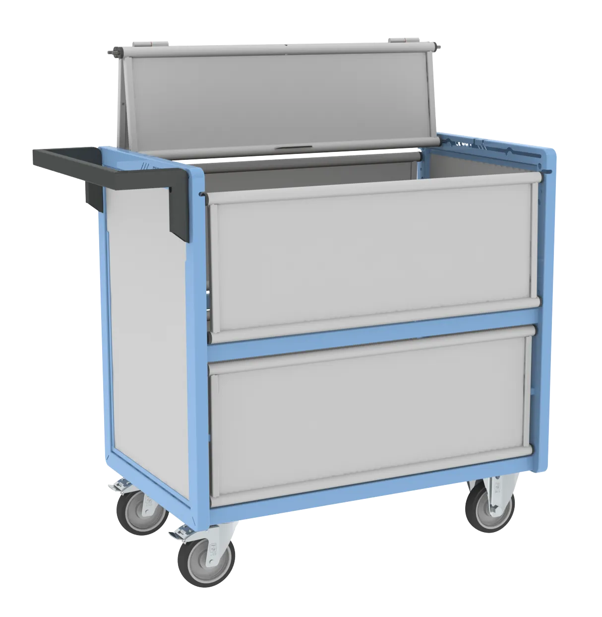 Fimm Chariot conteneur PP alvéolaire toit 500 kg