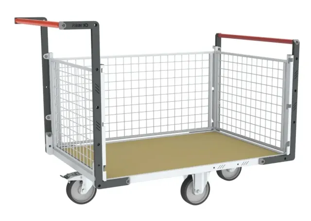 Fimm Modulaire Grillagé chariot 1200x800 500 kg 2 dossiers