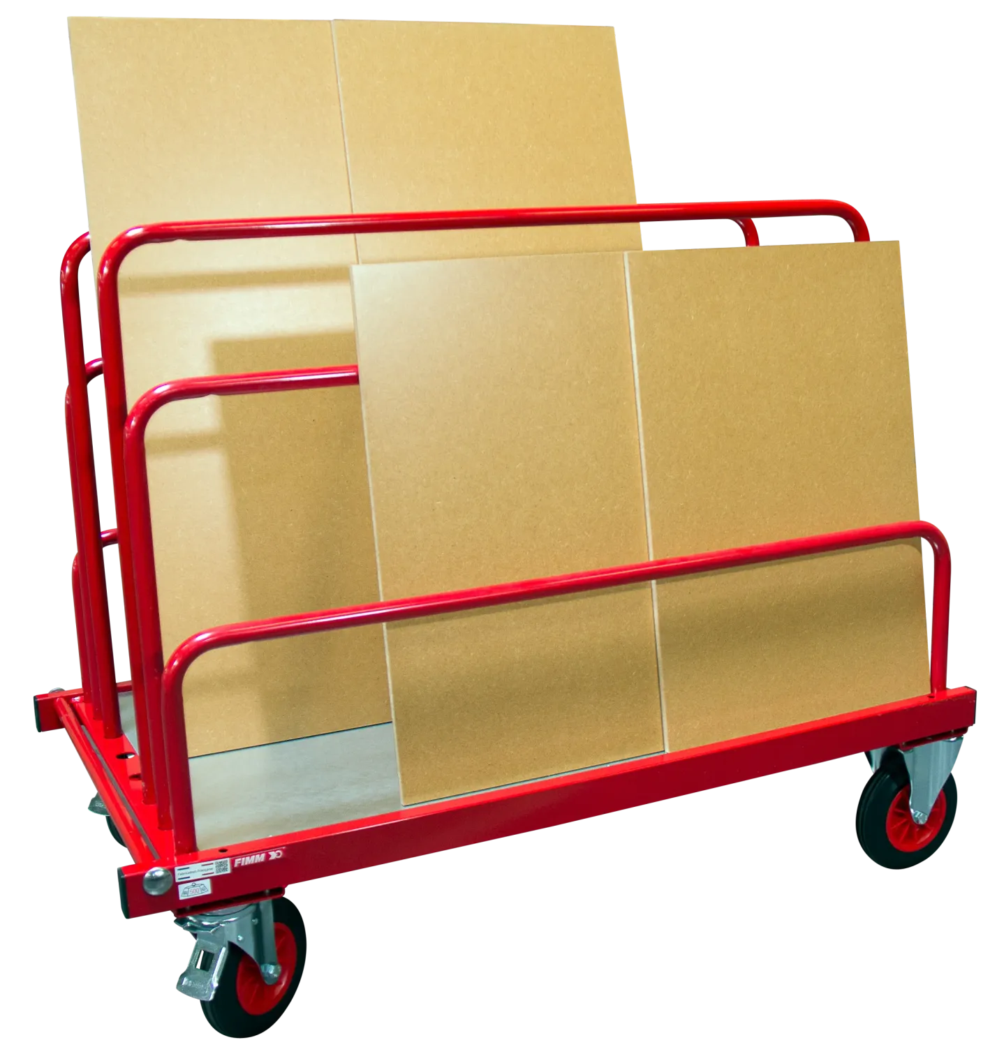 Fimm Chariot Porte-Panneaux 500 kg 1380x800 mm Roues 200