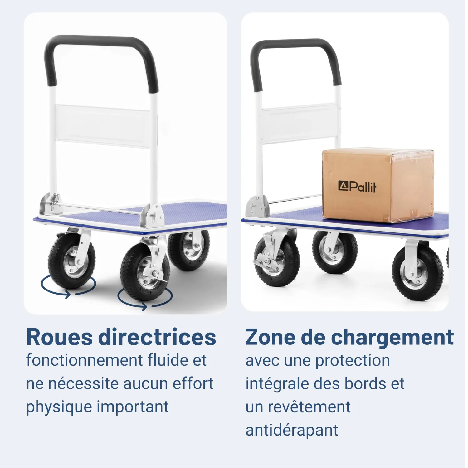 Pallit Carry-R chariot transport 300 kg 880x580 mm