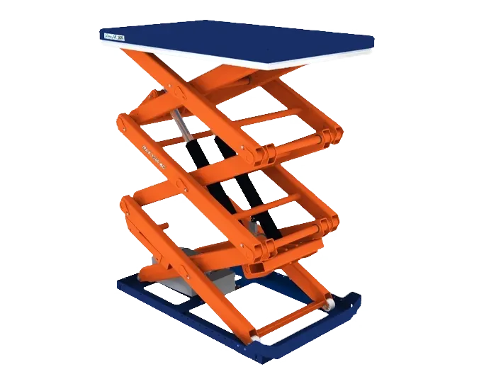 LIFTOP triple ciseaux table élévatrice verticale 5 tonnes