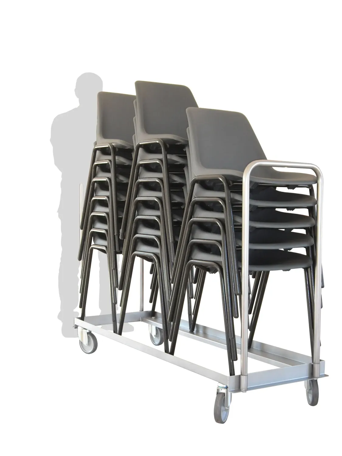 Fimm Chariot porte-chaises pliables 150 kg