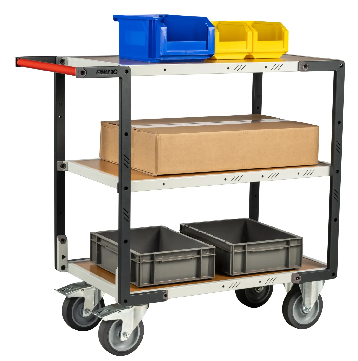 Fimm Flatpack servante 3 plateaux médium 400 kg