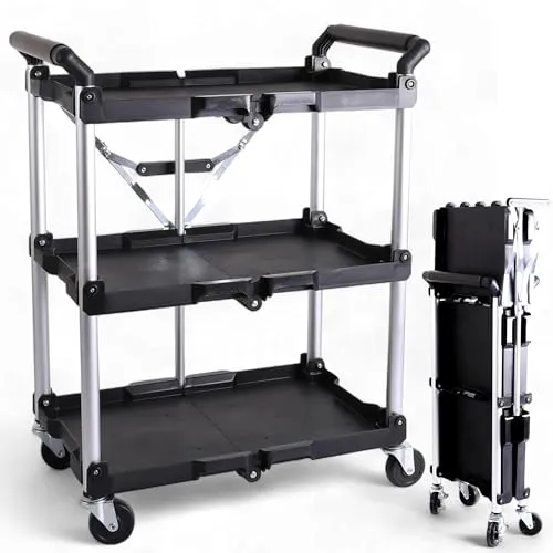 Pallit Chariot de Service 3 Niveaux desserte 75 kg 600x380 mm