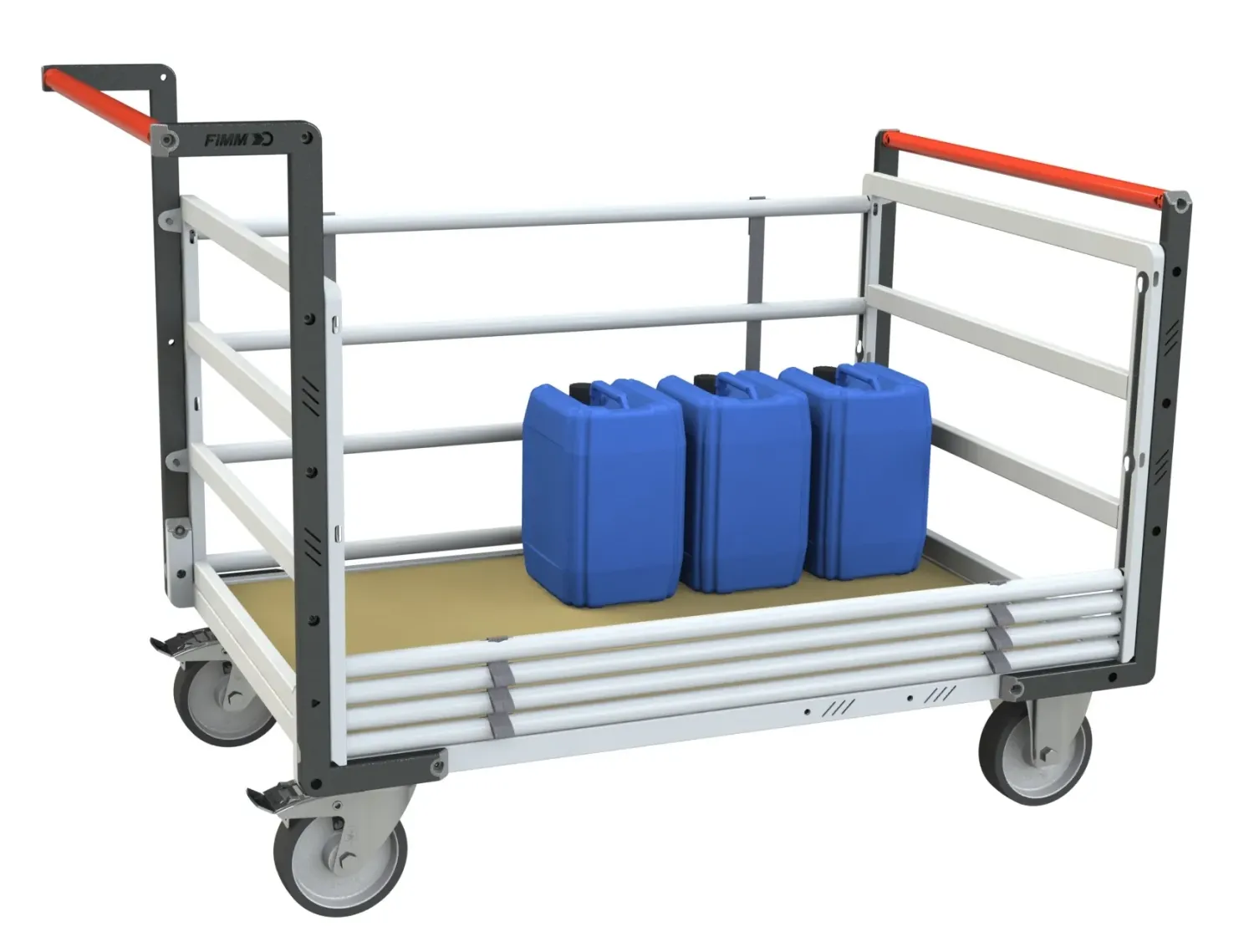 Fimm Chariot tube 2 dossiers 2 ridelles 500 kg cage