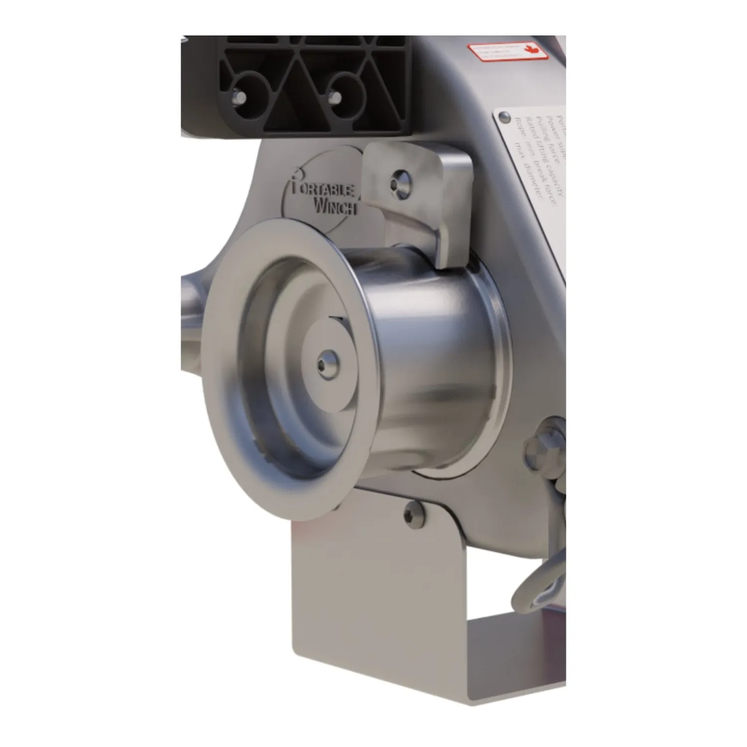 Portable Winch tambour cabestan avec guide corde