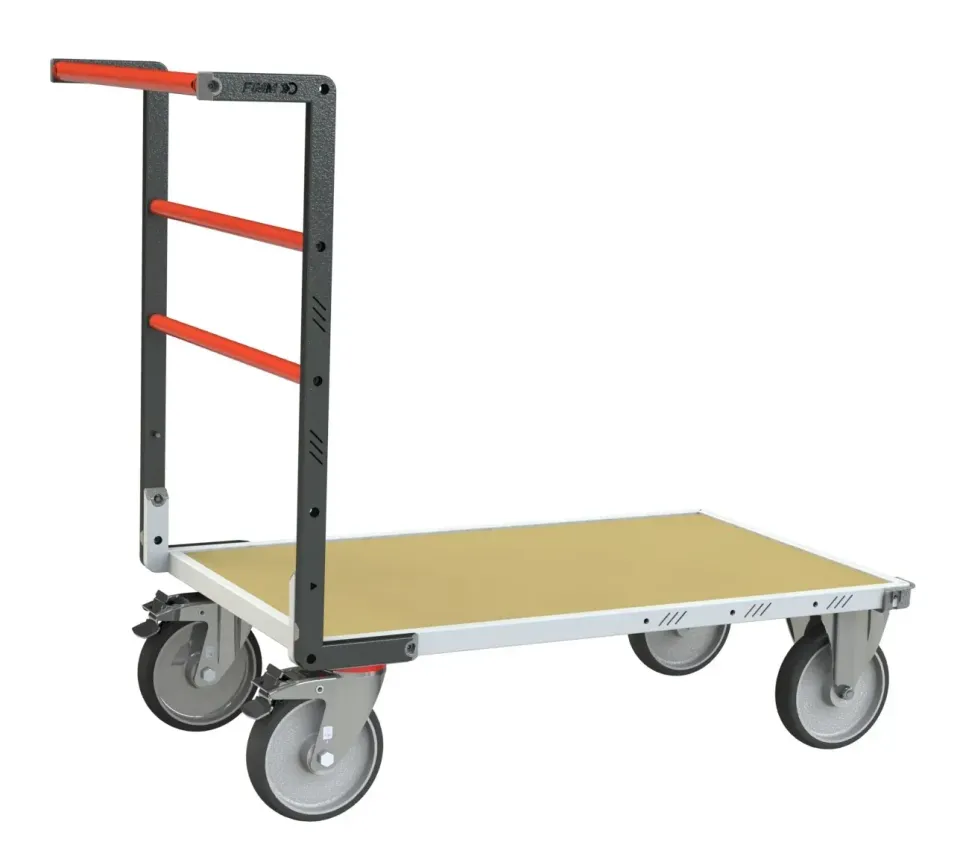 Fimm Chariot dossier fixe plateau bois 600 kg