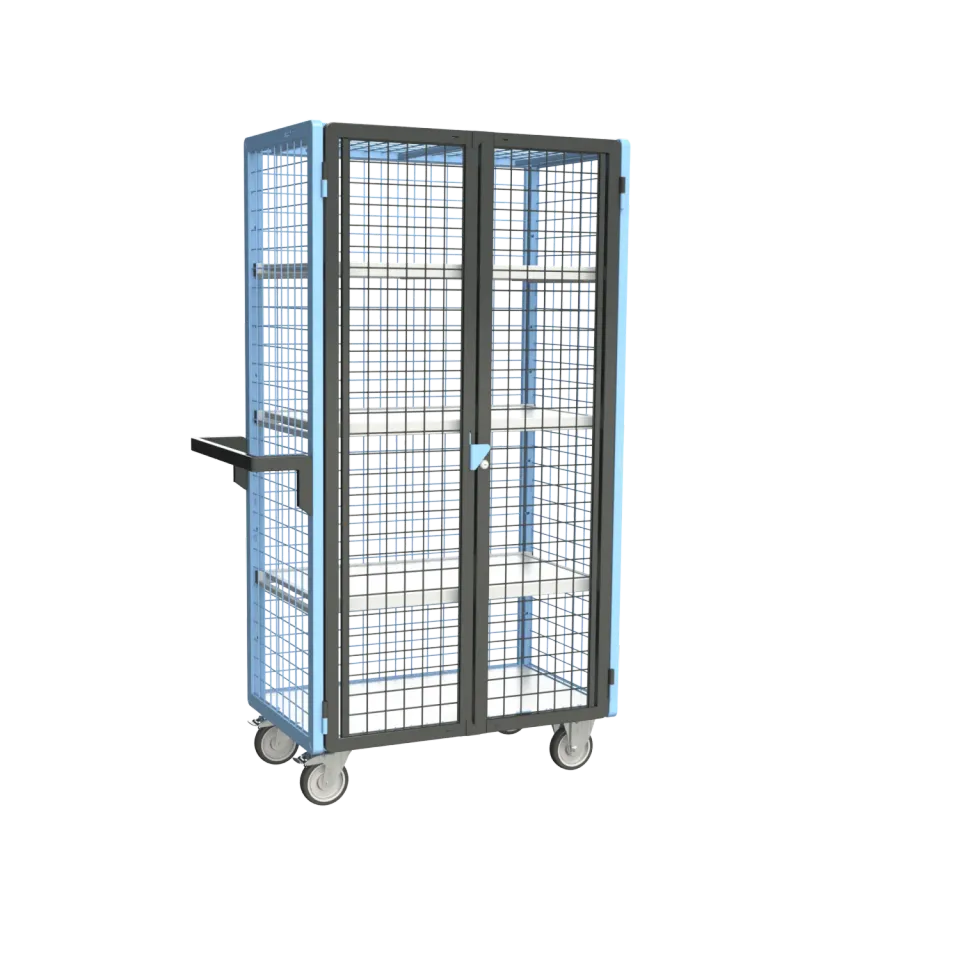 Fimm Servante grillagee 4 cotes 3 etageres 500 kg