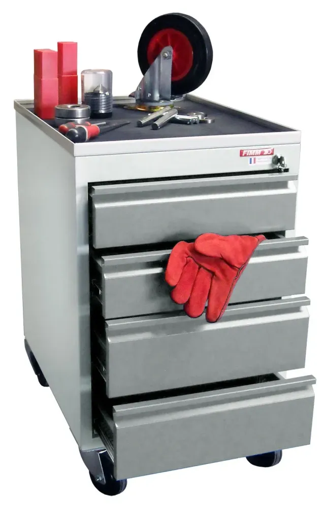 Fimm caisson mobile 4 tiroirs atelier 250 kg verrouillable