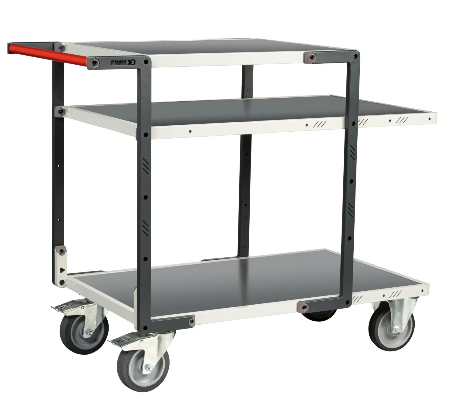 Fimm Flatpack servante galva 3 plateaux 400 kg