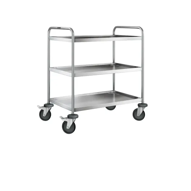 Fimm Inox 304 L desserte 3 plateaux 120 kg
