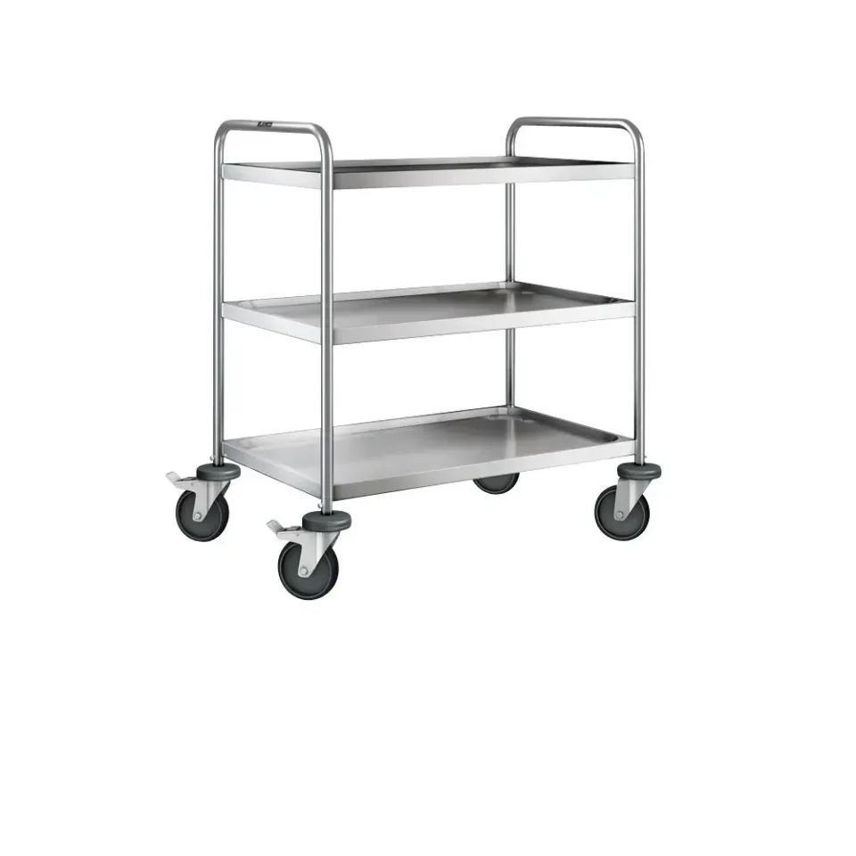 Fimm Inox 304 L desserte 3 plateaux 120 kg