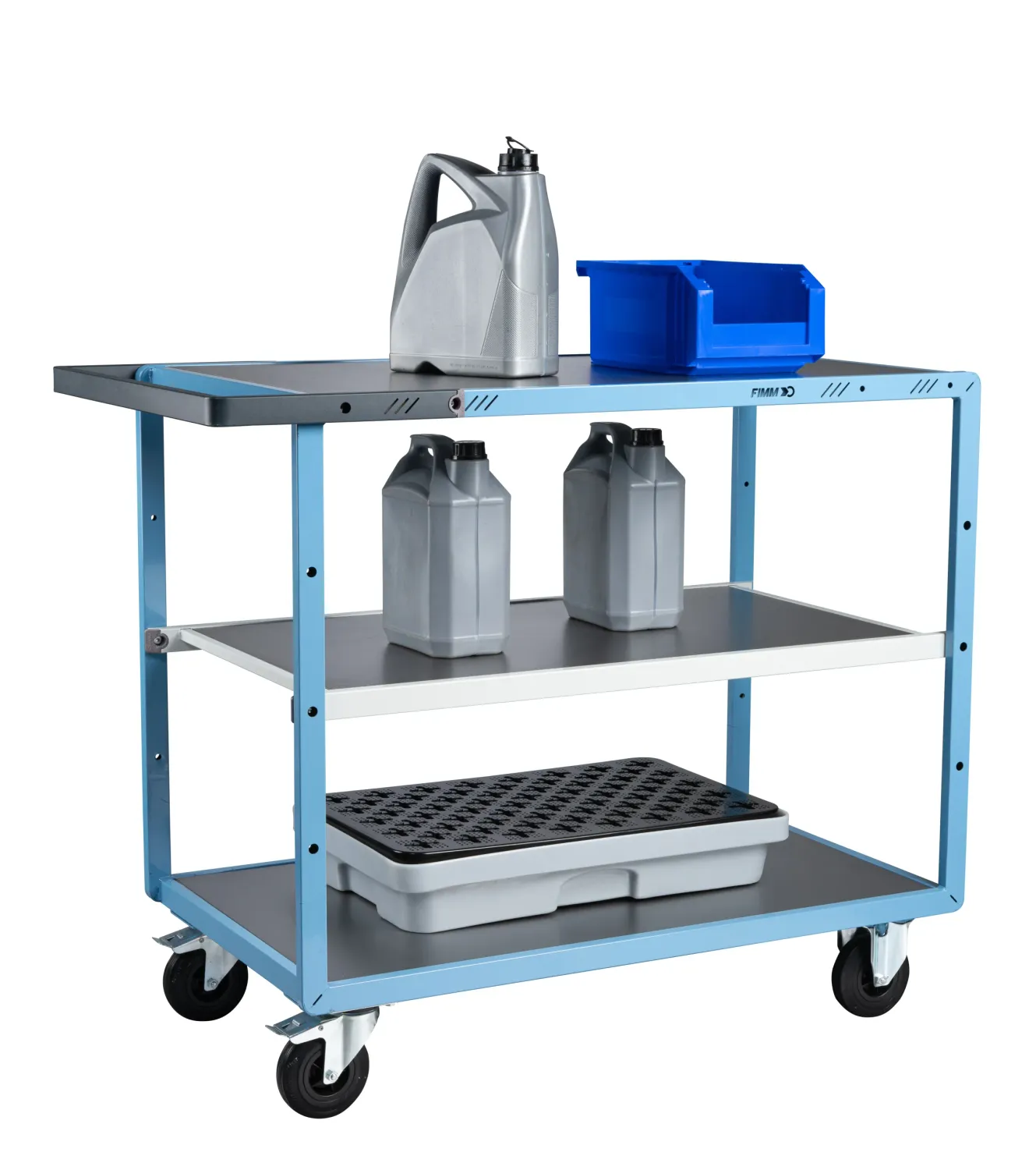 Fimm servante 3 plateaux tôle galva 250 kg