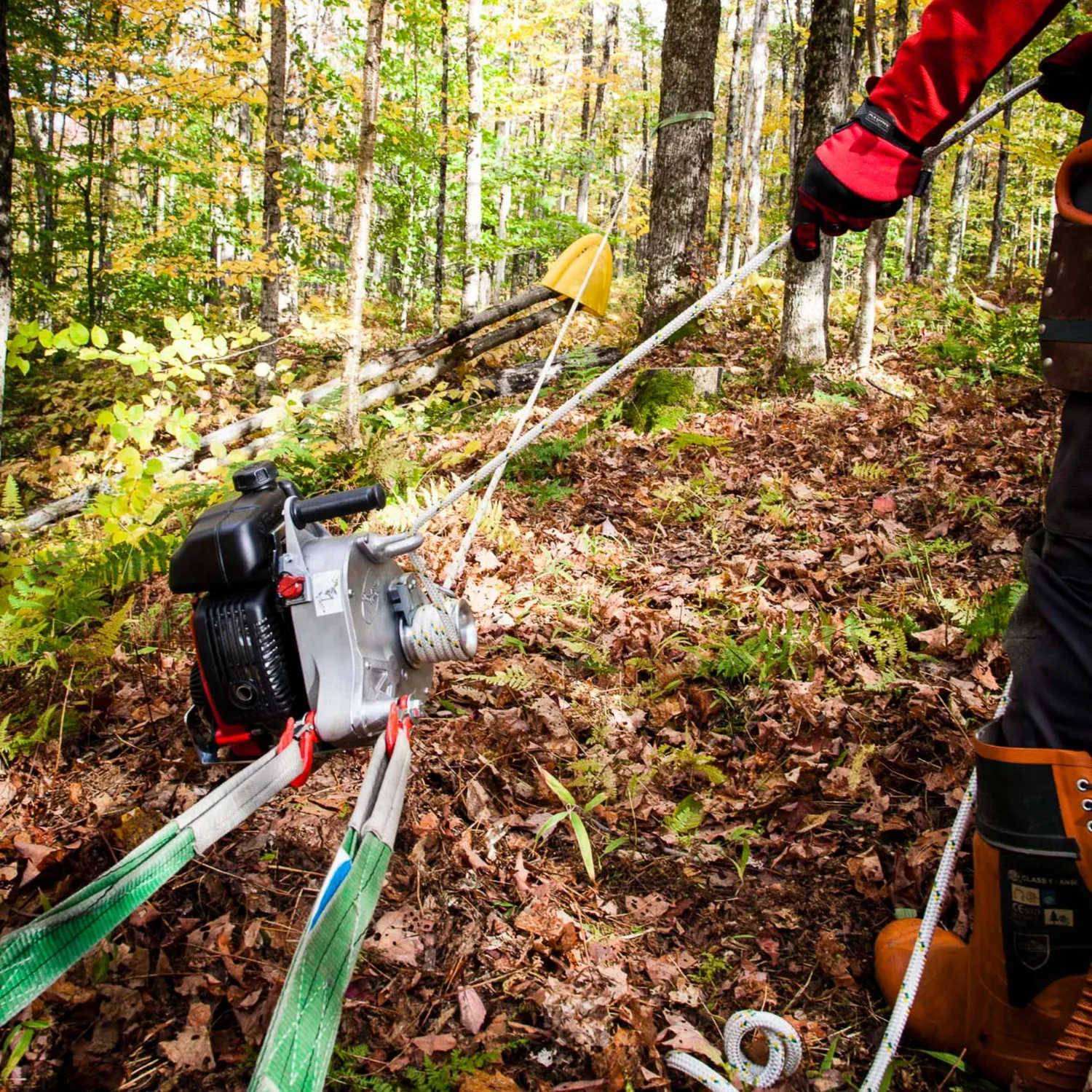 Portable Winch kit accessoires forestiers treuil cône débusquage