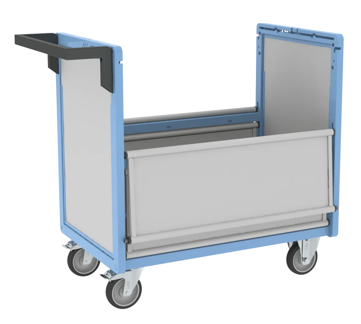 Fimm Chariot conteneur PP alvéolaire sans toit 500 kg