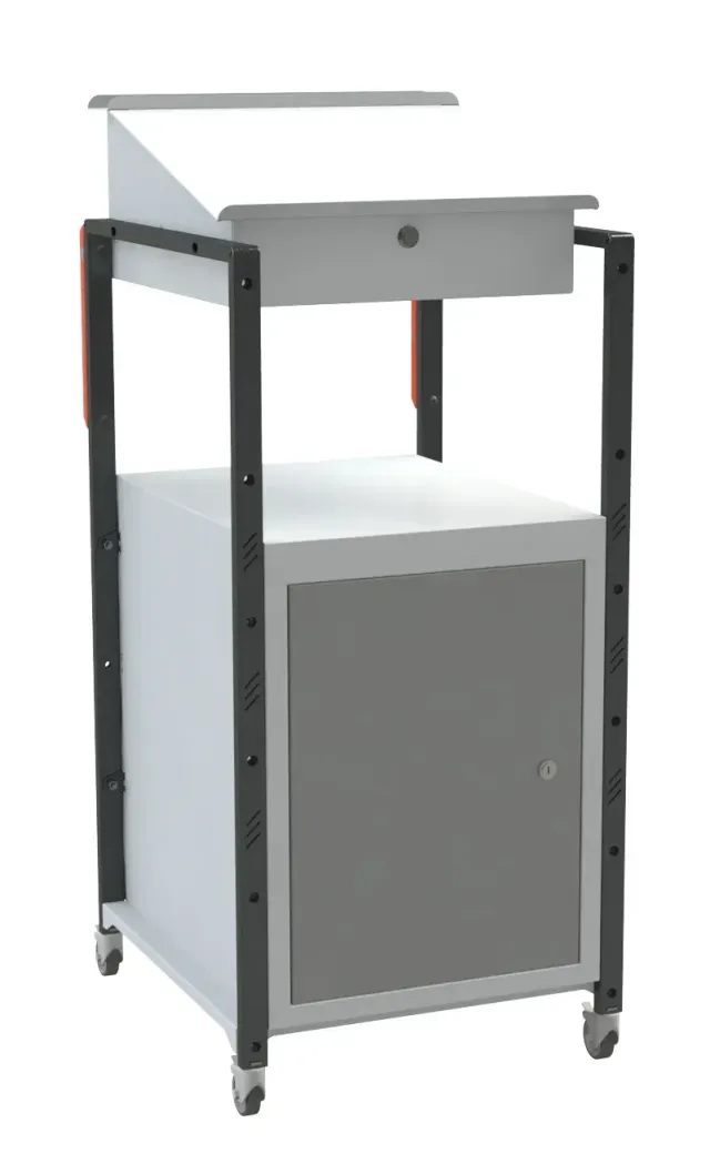 Fimm Pupitre Caisson Écritoire 150 kg Mobile avec Clé