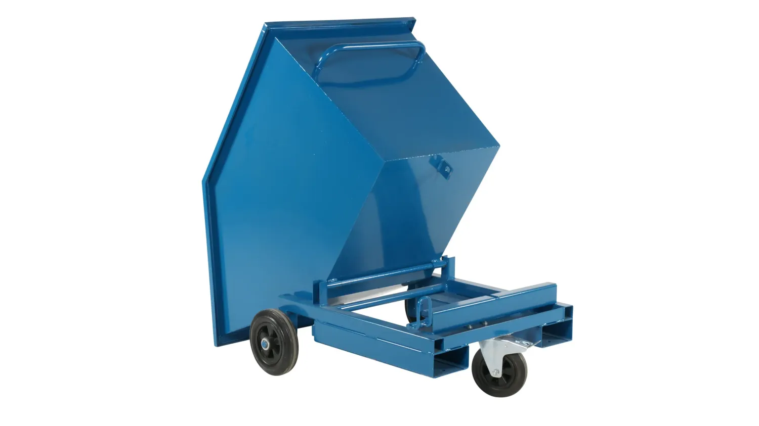 Fimm benne roulante basculement manuel 300 L fourches