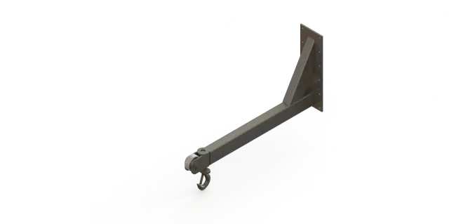 Fimm crochet de levage + éperon à galet inox 401 mm