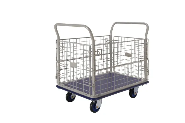 Fimm Prestar Chariot grillagé 400 kg dossier repliable