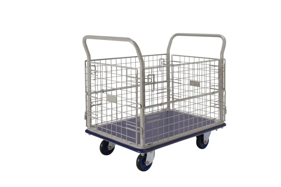 Fimm Prestar Chariot grillagé 400 kg dossier repliable