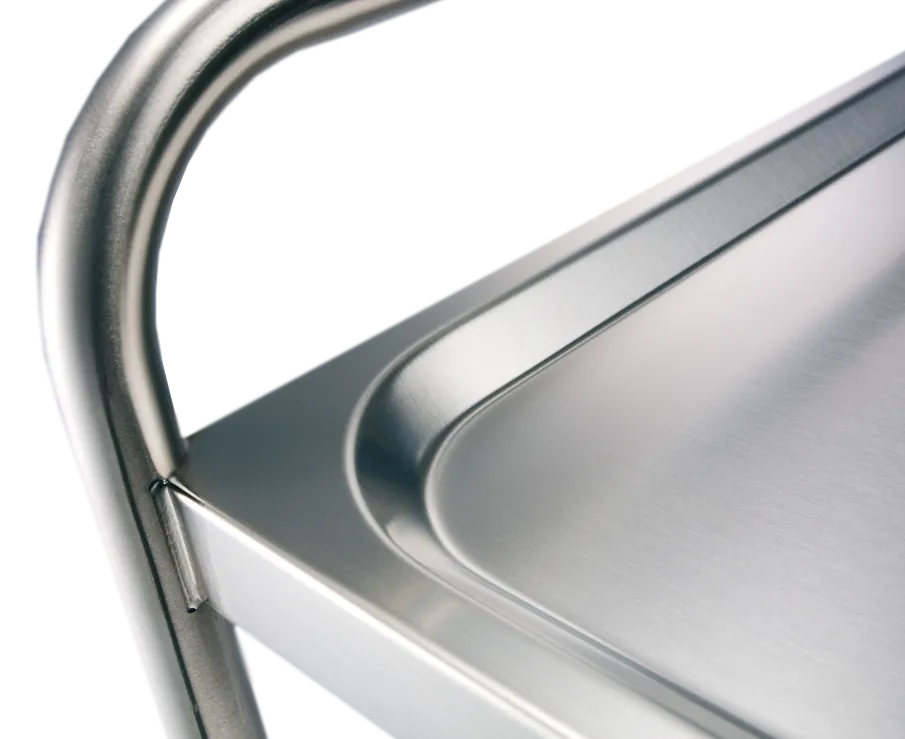 Fimm Desserte inox 304L 2 plateaux 120 kg