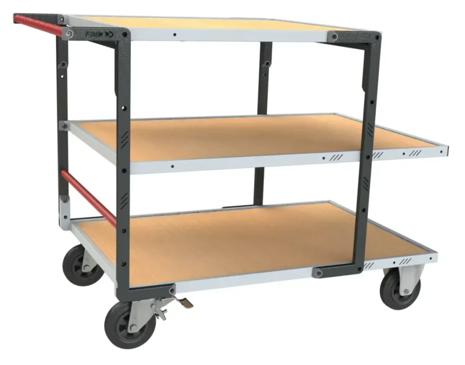 Fimm barre de maintien plateau largeur 800 mm chariot