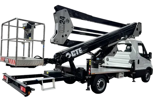 CTE DZ24 plateforme sur porteur 23,6 m 230 kg