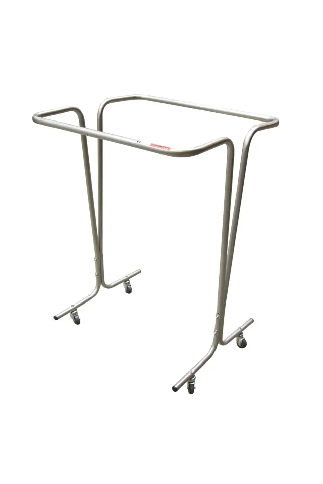 Fimm Porte-poubelle mobile 330 L acier 6 kg