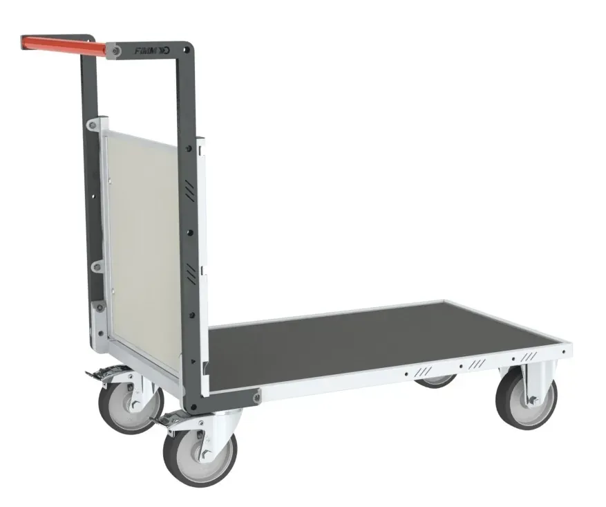 Fimm PP alvéolaire 1 dossier plateau bois chariot 500 kg