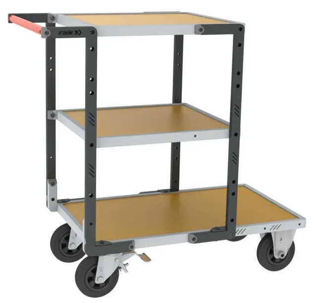 Fimm servante Flatpack 3 plateaux médium 400 kg